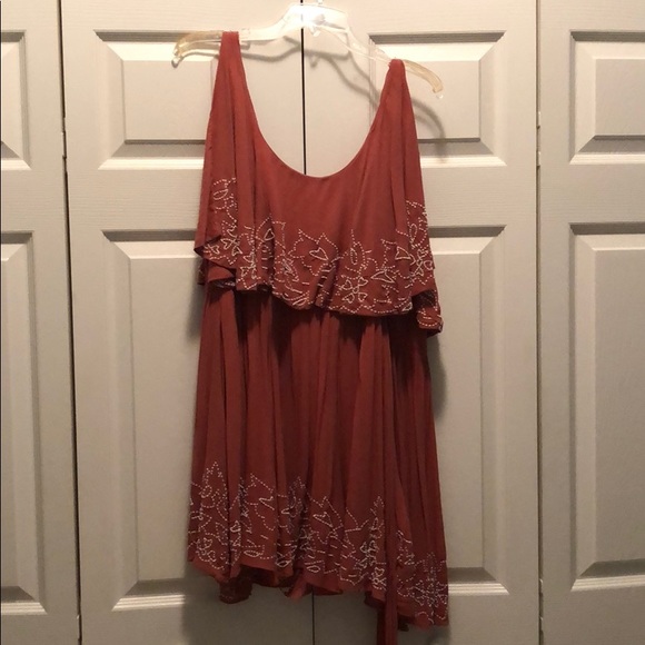Free People beaded wrap dress - Picture 3 of 3